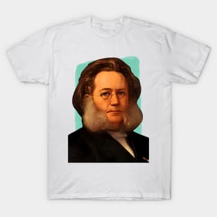 Norwegian playwright Henrik Ibsen Illustration T-Shirt